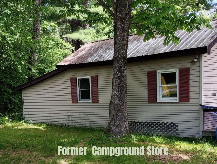 The old store at the Great Pond Campground.
