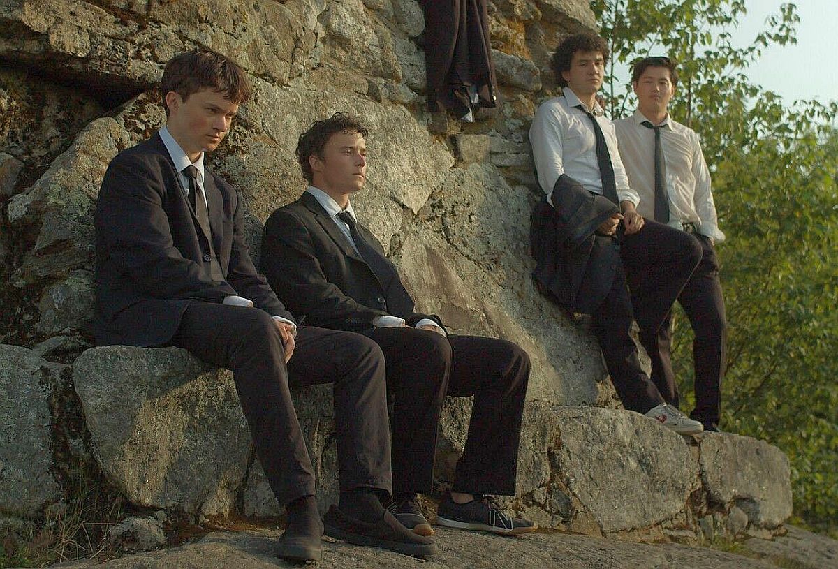 Bryson Shaub, Gavin Shaub, Mario Montes, and Eddy Maday in “Cloudbound Eagle.”
